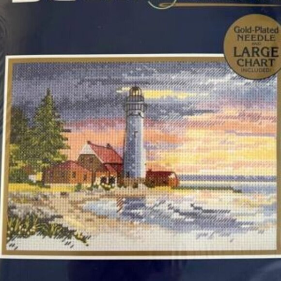 Bucilla Safe Passage Counted Cross Stitch Kit 4205 Easy Beautiful Colors New - Picture 3 of 5